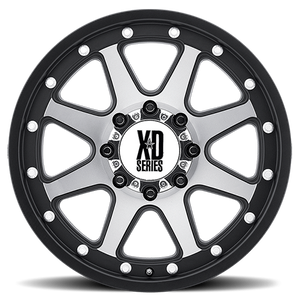 XD Series XD798 ADDICT Matte Black Machined 18x9 +18 8x170mm 125.1mm - Wheelwiz