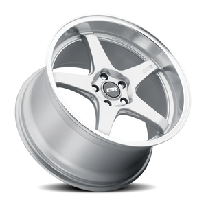 ESR Wheels AP5 Hyper Silver Machined Lip 19x8.5 +30 5x114.3mm 72.6mm - Wheelwiz