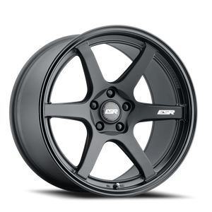 ESR Wheels AP6 Matte Black Gloss Black 19x9.5 +35 5x114.3mm 72.6mm - Wheelwiz
