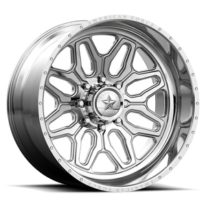 American Force CK01 Assault CC Polished 22x12 -55 8x165.1mm 117mm - Wheelwiz