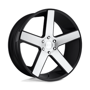 DUB S217 BALLER Gloss Black Brushed 24x10 +19 6x139.7mm 106.1mm - Wheelwiz