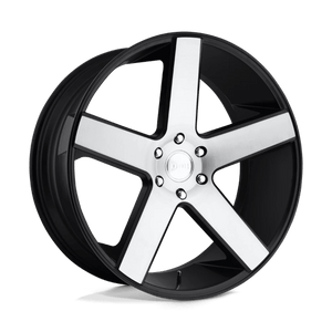 DUB S217 BALLER Gloss Black Brushed 22x9.5 +31 6x139.7mm 78.1mm - Wheelwiz
