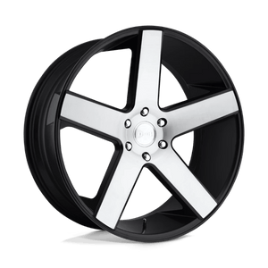 DUB S217 BALLER Gloss Black Brushed 22x9.5 +11 5x127mm 78.1mm - WheelWiz