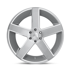 DUB S218 BALLER Gloss Silver Brushed 22x9.5 +30 6x135mm 87.1mm - Wheelwiz