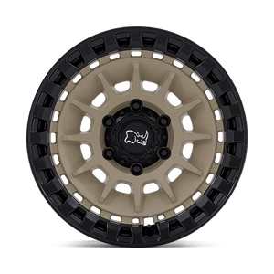 Black Rhino BARRAGE Desert Sand On Matte Black 17x8.5 -10 6x139.7mm 106.1mm - Wheelwiz