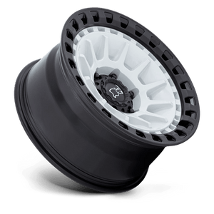 Black Rhino BARRAGE Gloss White On Matte Black 17x8.5 -10 5x127mm 71.5mm - Wheelwiz