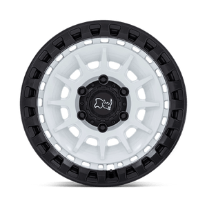 Black Rhino BARRAGE Gloss White On Matte Black 17x8.5 -10 5x127mm 71.5mm