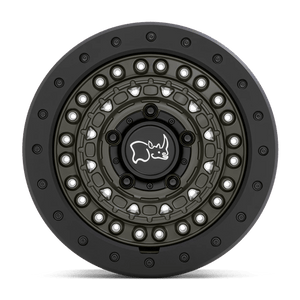 Black Rhino BARRICADE Olive Drab Green W/ Blk Rock 17x8.5 -18 5x114.3mm 76.1mm - Wheelwiz