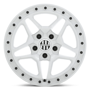 Victor Equipment BERG Gloss White W/ Black Bolts 17x8 +20 5x130mm 71.5mm - Wheelwiz