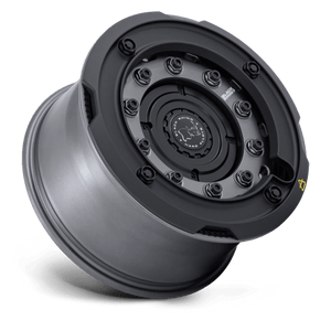 Black Rhino BR027 ARX Gun Black W/ Matte Black Ring 17x8 +32 Custom 78.1mm - Wheelwiz