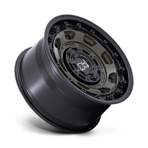 Black Rhino ATLAS Olive Drab Green W/ Black Lip 17x8.5 -10 6x135|6x139.7mm 106.1mm - Wheelwiz