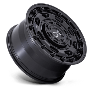 Black Rhino ATLAS Matte Black 17x8 +38 6x130mm 84.1mm - Wheelwiz
