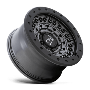 Black Rhino BARRICADE Gun Black W/ Black Rock Guard 18x9 -18 5x127mm 71.5mm - Wheelwiz