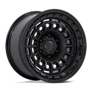 Black Rhino BR014 SAHARA Matte Black W/ Gloss Black Lip 17x9 0 5x127mm 71.5mm - Wheelwiz