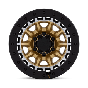Black Rhino BR016 TUSK Matte Gold W/ Machined Ring 17x8.5 -10 5x139.7mm 78.1mm
