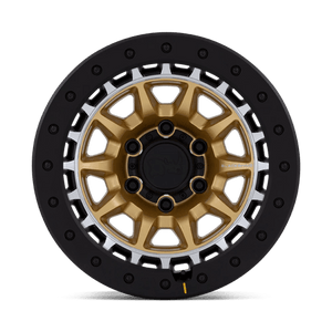 Black Rhino BR016 TUSK Matte Gold W/ Machined Ring 17x8.5 -10 6x114.3mm 66.1mm - Wheelwiz