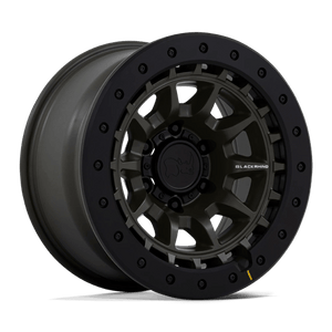 Black Rhino BR016 TUSK Olive Drab Green 17x8.5 -10 5x127mm 71.5mm - Wheelwiz