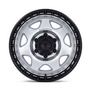 Black Rhino BR018 VOYAGER Silver Machined W/ M-black Lip 17x8.5 0 6x135mm 87.1mm - Wheelwiz