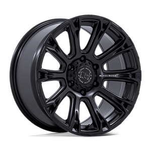 Black Rhino BR020 DIAMONDBACK Matte Black 20x9 +12 6x114.3mm 66.1mm - Wheelwiz
