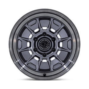 Black Rhino BR021 MONDO Matte Gunmetal W/ G-gray Lip 18x9 +12 6x139.7mm 106.1mm - Wheelwiz