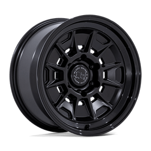 Black Rhino BR021 MONDO Matte Black W/ Gloss Black Lip 17x9 -38 6x139.7mm 106.1mm