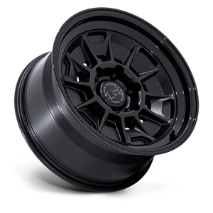 Black Rhino BR021 MONDO Matte Black W/ Gloss Black Lip 17x9 -38 6x139.7mm 106.1mm - Wheelwiz