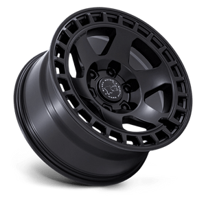 Black Rhino BR022 BAHARI Matte Black 17x8.5 +25 5x114.3mm 72.6mm - Wheelwiz