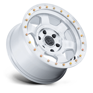 Black Rhino BR029 TROOPER Gloss Silver W/ Machined Face 17x8.5 -10 5x127mm 71.5mm - Wheelwiz