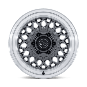 Black Rhino BR034 GRAZ Gloss Gunmetal W/ Machined Lip 17x8.5 0 6x135mm 87.1mm