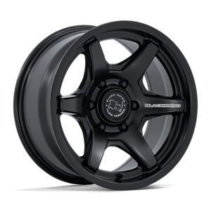 Black Rhino BR035 KUMA Matte Black 17x8.5 +25 6x135mm 87.1mm - Wheelwiz