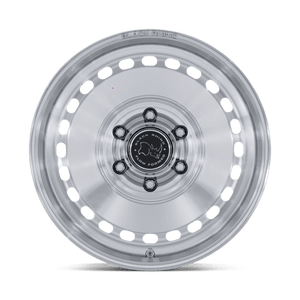 Black Rhino BR036 BASIN Gloss Silver W/ Machined Face 17x8.5 +25 6x114.3mm 66.1mm - Wheelwiz