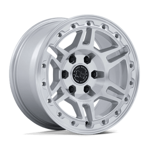 Black Rhino BR039 VANGUARD Gloss Silver W/ Machined Face 17x8.5 0 6x130mm 84.1mm