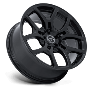 Black Rhino BR406 ROCKLEDGE Matte Black 20x8.5 +35 5x139.7mm 64.2mm - Wheelwiz