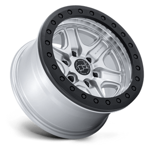 Black Rhino BR200 ECHO TRAIL LOCK BEADLOCK Hyper Silver W/ Machined Face 18x9 +12 6x139.7mm 106.1mm - Wheelwiz