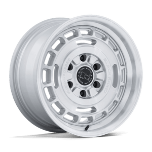 Black Rhino BR600 VAGABOND Gloss Silver W/ Machined Face 17x8.5 +25 6x139.7mm 106.1mm - Wheelwiz