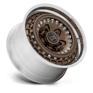 Black Rhino BR601 BASTION Gloss Bronze Milled W/ Polishe 17x8.5 0 6x135mm 87.1mm - Wheelwiz
