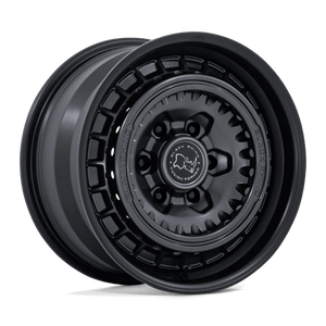 Black Rhino BR601 BASTION Gun Black W/ Matte Black Lip 17x8 +32 6x130mm 84.1mm - Wheelwiz