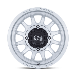 Black Rhino RAPID UTV Hyper Silver W/ Machined Face 14x7 +10 4x137mm 110.1mm