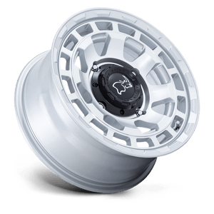 Black Rhino CHAMBER UTV Hyper Silver W/ Machined Face 15x7 +10 4x156mm 115.1mm - Wheelwiz