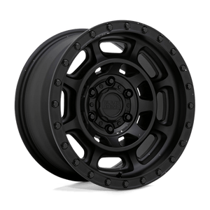 Black Rhino CONVOY Matte Black 17x8.5 -18 5x127mm 71.5mm - Wheelwiz