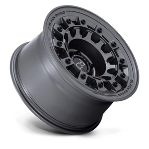 Black Rhino FUJI Matte Gunmetal 17x9 -12 5x127mm 71.5mm - Wheelwiz
