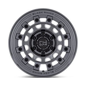 Black Rhino FUJI Matte Gunmetal 17x8 +38 5x127mm 71.5mm - Wheelwiz