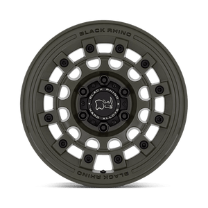 Black Rhino FUJI Olive Drab Green 17x8 +20 5x114.3mm 72.6mm - Wheelwiz