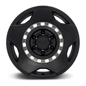 Black Rhino MUZZLE Matte Black W/ Mach Tint Ring 17x9 0 6x139.7mm 112.1mm - Wheelwiz