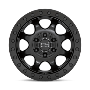 Black Rhino VENTURE BEADLOCK Matte Black 17x8 +38 6x130mm 84.1mm - Wheelwiz