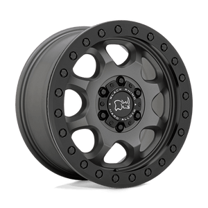 Black Rhino VENTURE BEADLOCK Matte Gunmetal W/ Black Hrdw 17x8 +38 6x130mm 84.1mm - Wheelwiz