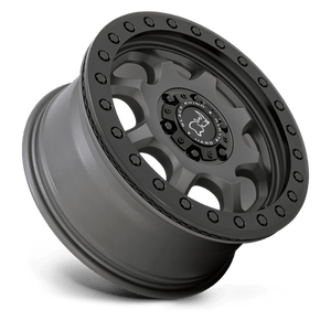 Black Rhino VENTURE BEADLOCK Matte Gunmetal W/ Black Hrdw 17x8 +38 6x130mm 84.1mm - Wheelwiz