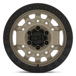Black Rhino AVENGER BEADLOCK Desert Sand W/ Black Hardware 17x8.5 -30 6x139.7mm 112.1mm - Wheelwiz