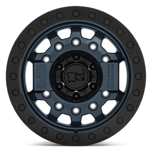 Black Rhino AVENGER BEADLOCK Navy Blue W/ Black Hardware 17x8.5 -30 6x139.7mm 112.1mm - Wheelwiz