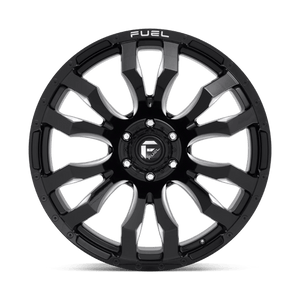 Fuel Offroad D673 BLITZ Gloss Black Milled 20x10 -18 6x135mm 87.1mm - WheelWiz